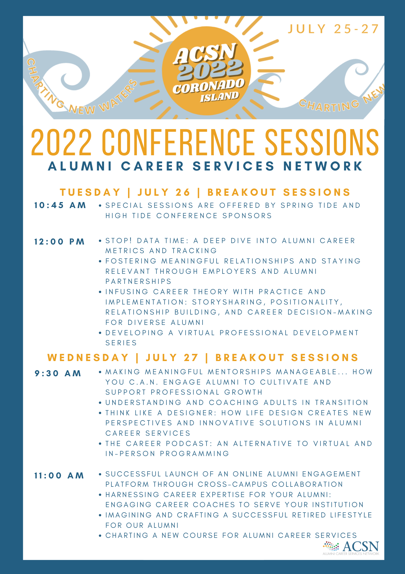ACSN2022ConferenceBreakoutSchedule ACSN2022ConferenceBreakoutSchedule